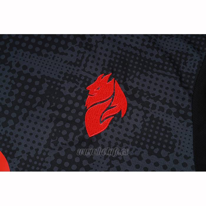 Chandal del AC Milan Manga Corta 2025-2026 Negro - Pantalon Corto